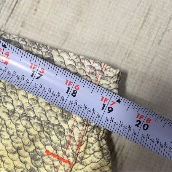 Reel Legends Swimsuit Orange Board Shorts Pocket XL - Picture 4 of 10